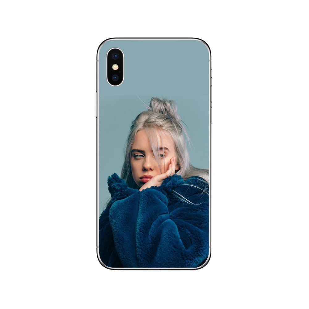 Чехол для телефона ciciber Billie Eilish s для iphone 11 Pro X XS MAX, чехол для iphone XR 7 8 6 6S Plus 5S SE, мягкий чехол из ТПУ - Цвет: Patterned 14