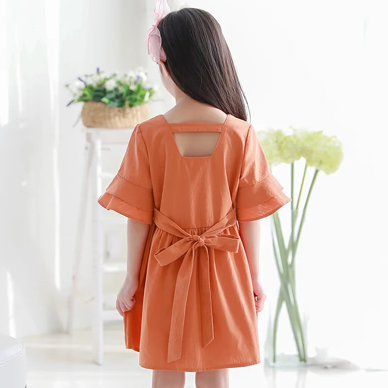 school baby girls dress teenagers dresses 12 10 14 years 2018 summer spring preppy style mini children clothing | Детская одежда и