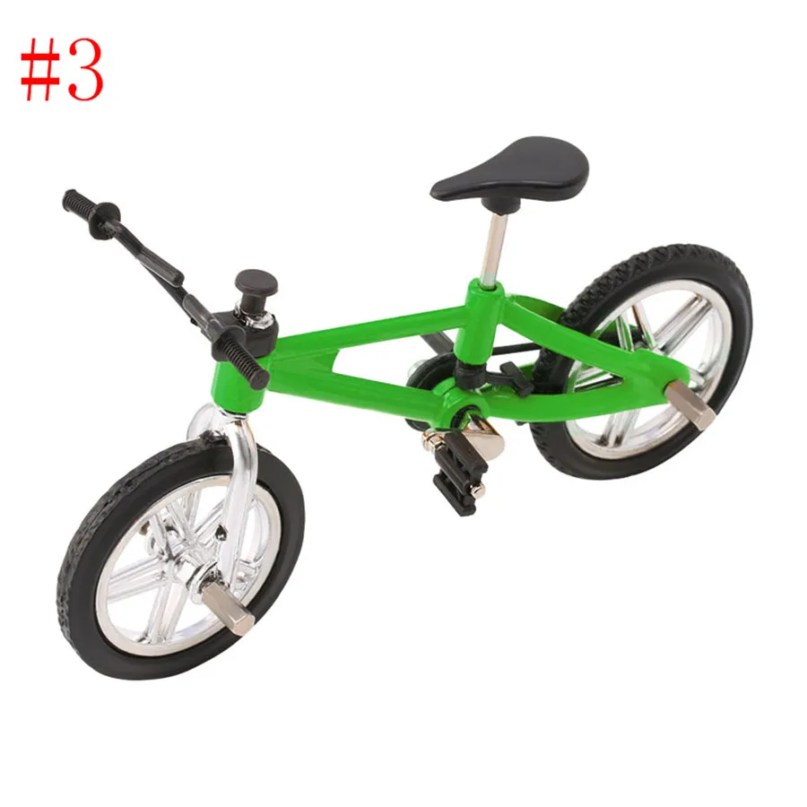 Модель велосипеда из сплава на палец миниатюрная модель MTB BMX Fixie игрушка для