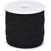 1 mm elastic cord thread 100 meters black