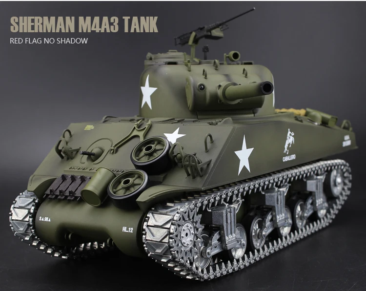 Henglong 1/16 Масштаб 2,4 ГГц Радиоуправляемый Танк Шерман M4A3 боевой танк армии США конечная металлическая Версия дым звук металлические шестерни треки