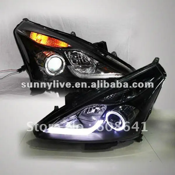 Светодиодный ная фара ангельские глазки для NISSAN Tiida 2012 лет|angel eyes|for nissaneyes angel |