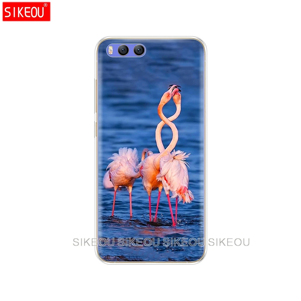 Силиконовый чехол для Xiaomi Mi 8 8SE A1 A2 5 5S 5X6 Mi5 MI6 NOTE 3 MAX Mix 2 2S красивый фламинго|Бамперы|