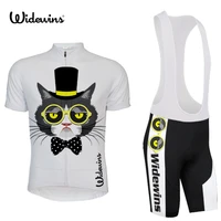 cat cycle jerseys 2017 summer cycling jersey short sleeve breathable white cycling clothing bicycle sport wear 5829