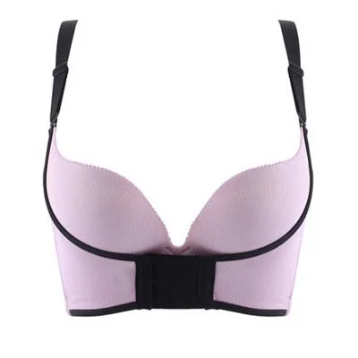 purple-bra Jerrinut, сексуальные бюстгальтеры для женщин, супер пуш-ап бюстгальтер, нижнее белье, женское нижнее белье, бюстгальтер, маленькая грудь, становится большой грудью, бесшовный бюстгальтер без косточек - Цвет: purple-bra