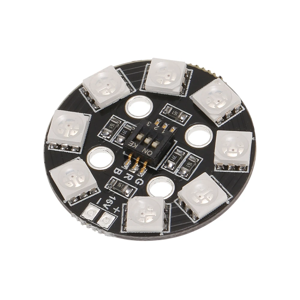 Matek RGB LED круглая доска световая 7 видов цветов X8 16V для Мультикоптер FPV RC