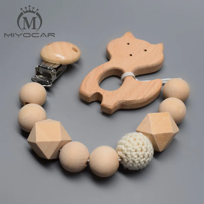 Мииокар вязание крючком бусы и деревянные бусины в сером синем цвете соски клип