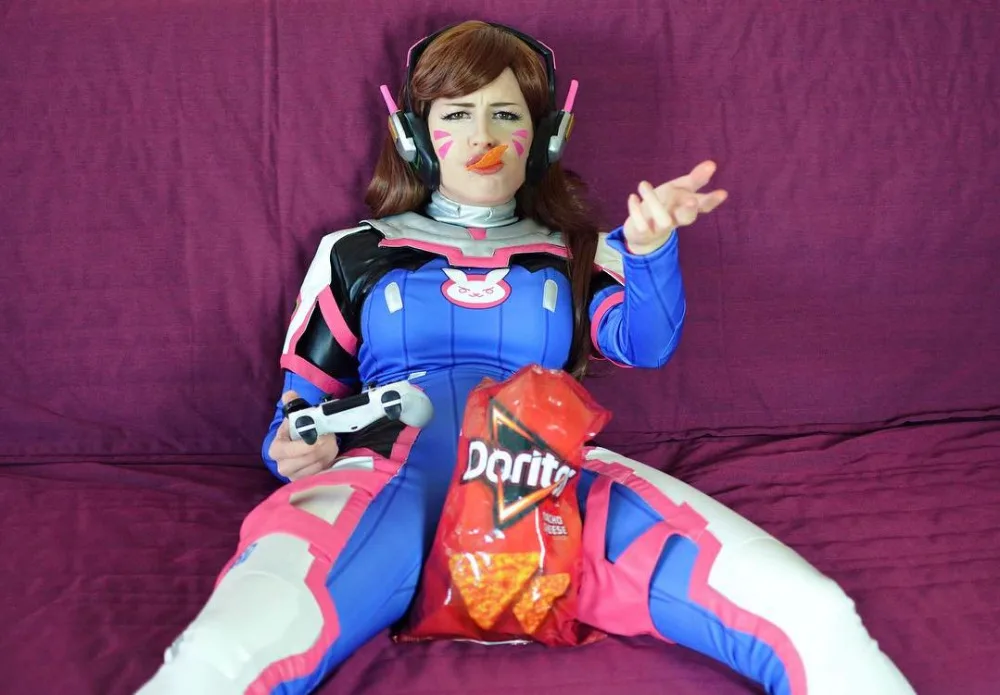 Наручные часы D.va сексуальный костюм лайкра спандекс боди Dva Hana Песня Косплей