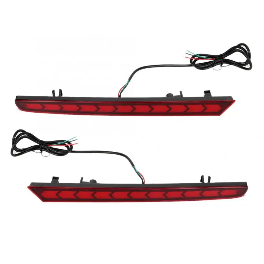 Автомобильный задний бампер фонарь DRL светодиодный тормозной отражатель