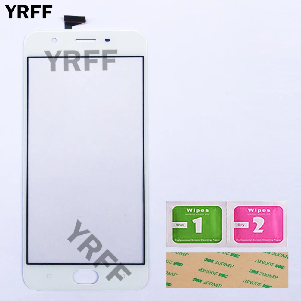 

Mobile Touch Screen Glass For OPPO A57 Touch Screen Digitizer Glass Sensor Lens Parts For OPPO A57 Touch Screen Tools 3M Glue