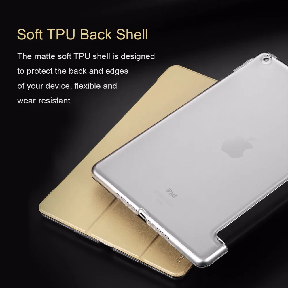 Rock для iPad Pro 10,5 дюймов кожаный чехол ультра тонкий флип чехол держатель чехол для iPad 10,5 дюймов Coque Fundas