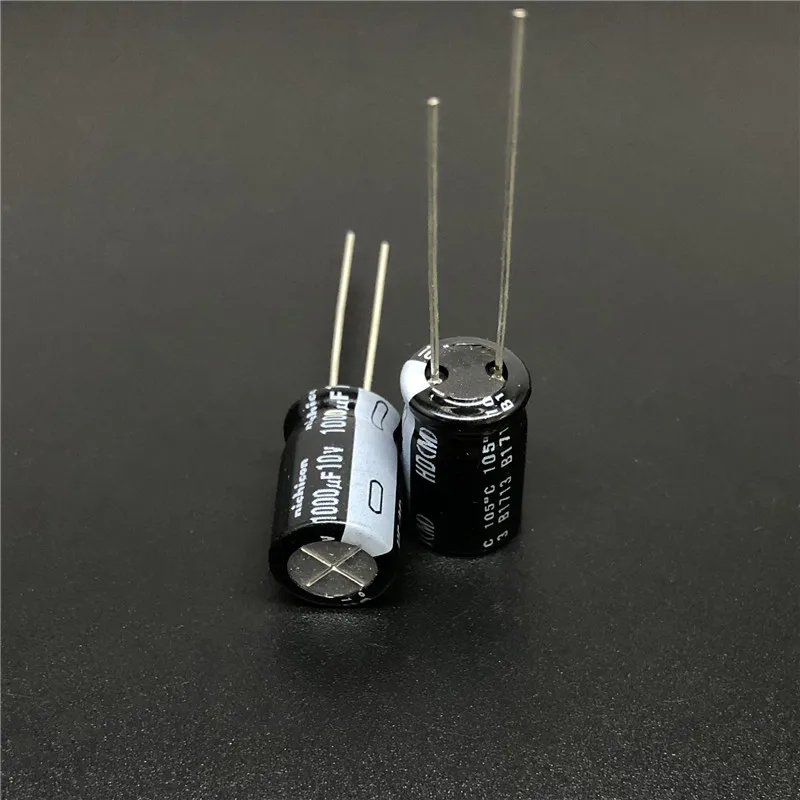 

5pcs/50pcs 1000uF 10V NICHICON HD Series 10x16mm Extremely Low Impedance 10V1000uF Aluminum Electrolytic Capacitor