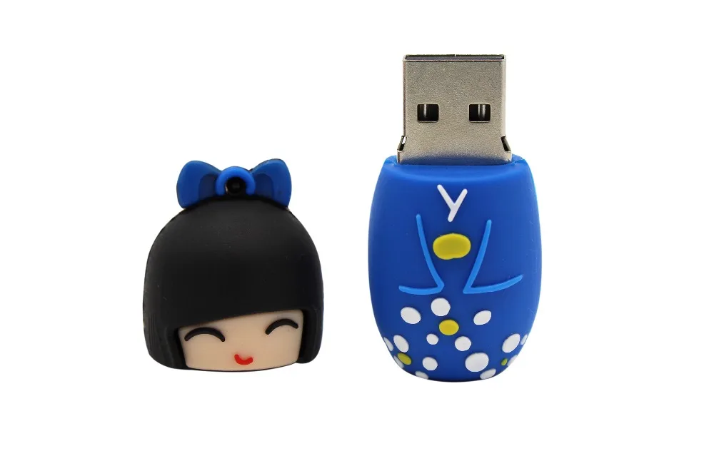 BiNFUL USB флеш-накопитель 64 г флеш-накопитель 32 г 16 г стиль японская кукла игрушка флешка