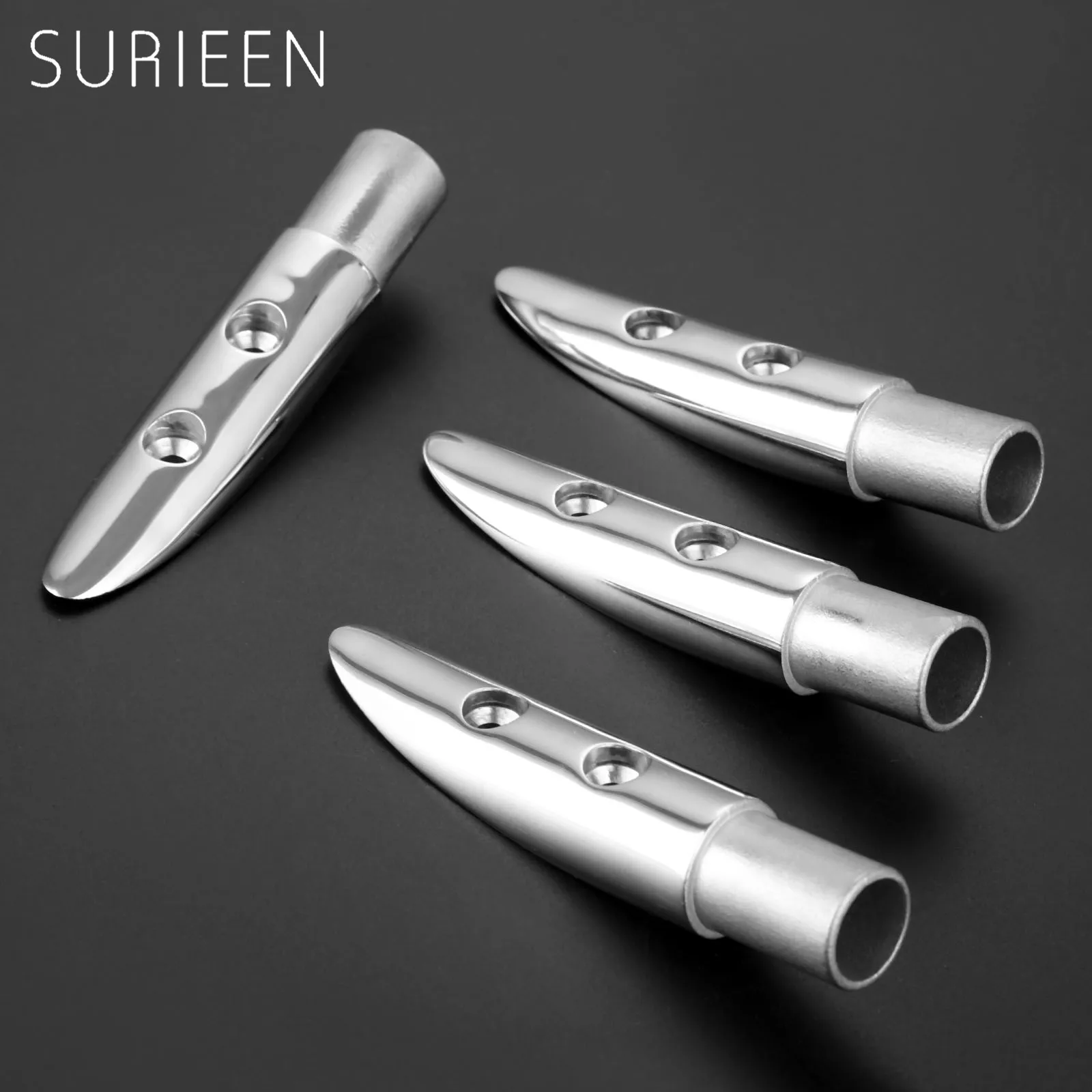 SURIEEN 4 шт. 19 мм судовой рельсовый фитинг из нержавеющей стали для 7/8 труб/труб