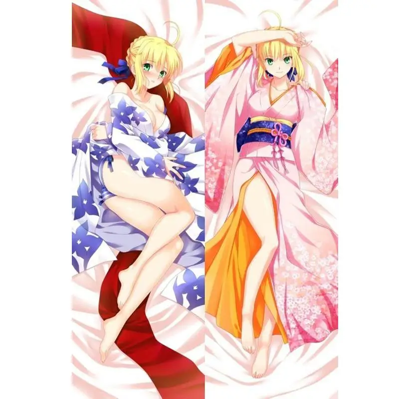 Японское аниме Fate Stay Night Fate/Zero Saber кимоно бросок отаку дакимакура подарки