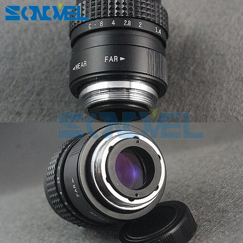 Объектив для ТВ и фильмов 25 мм F1.4 CC + C крепление Sony E с креплением на телевизора