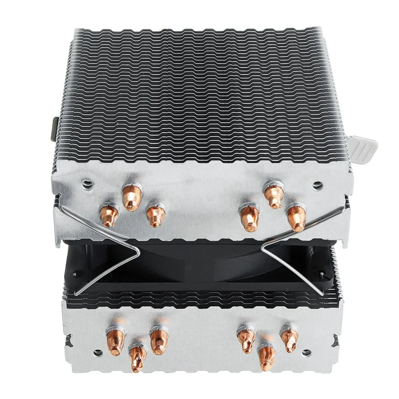 6 тепловых труб 4 провода один вентилятор без света ЦП радиатор для Intel 775/1150/1155 Adm