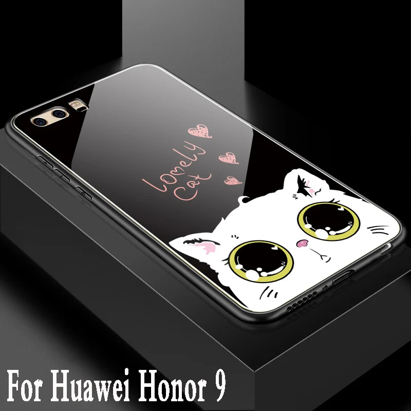 Чехол для Huawei Honor 9 роскошный силиконовый защитный чехол бампер из закаленного