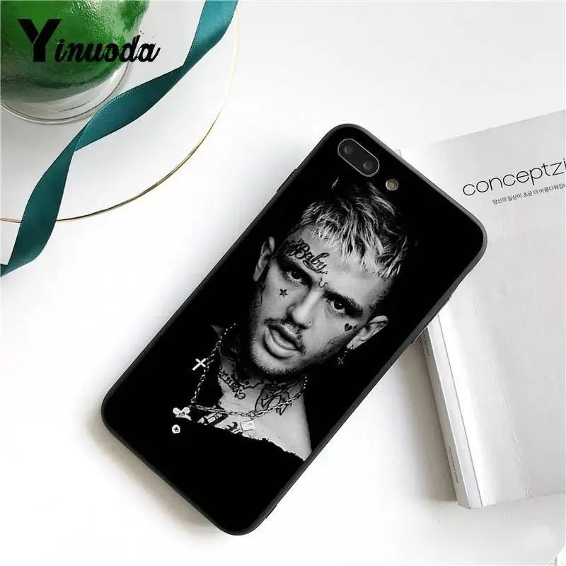 Yinuoda Lil Peep Lil Bo Peep Мягкий силиконовый чехол для телефона из ТПУ для iPhone 8 7 6 6S 6Plus X XS MAX 5 5S SE XR 10 11 11pro 11promax - Цвет: A5