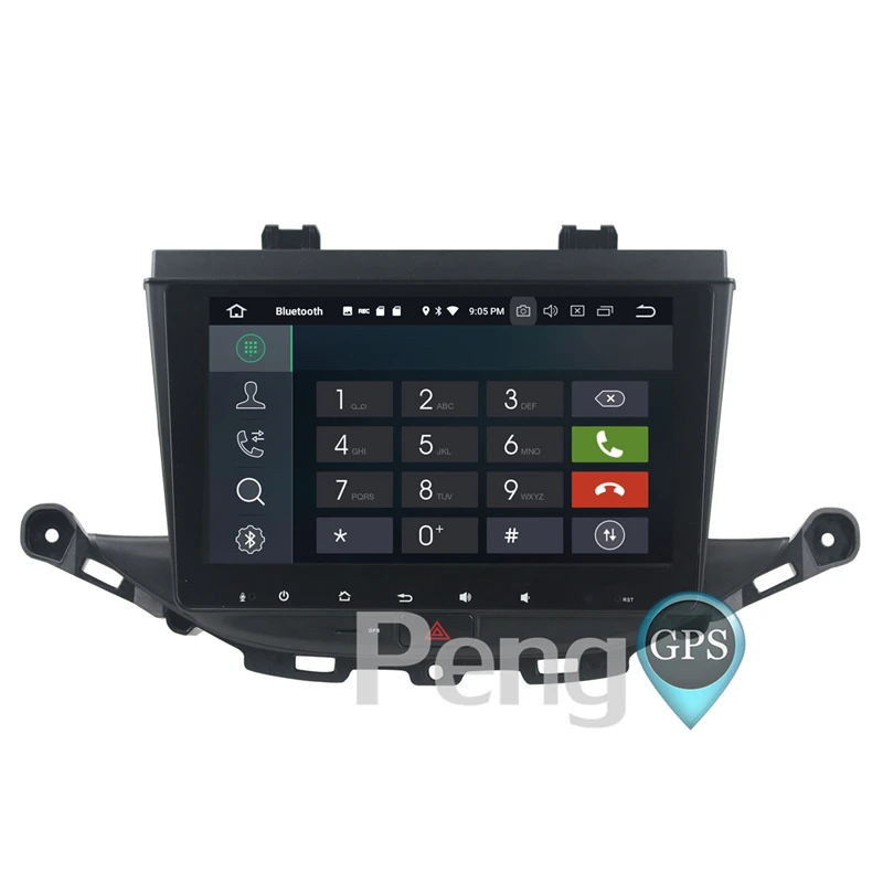 9-дюймовый 2 Din Android 8 0 автомобильный CD DVD-плеер ядер GPS-навигация для Opel ASTRA K 2016 2017