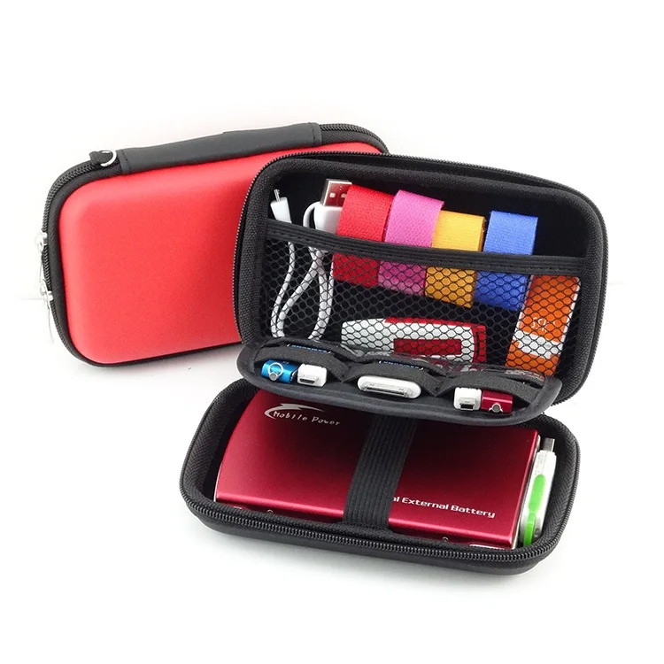 LASPERAL Zipper Earphone Case Leather Portable Travel Storage Box USB Cable Organizer Carrying Hard Bag For Coin Memory Card | Дом и сад