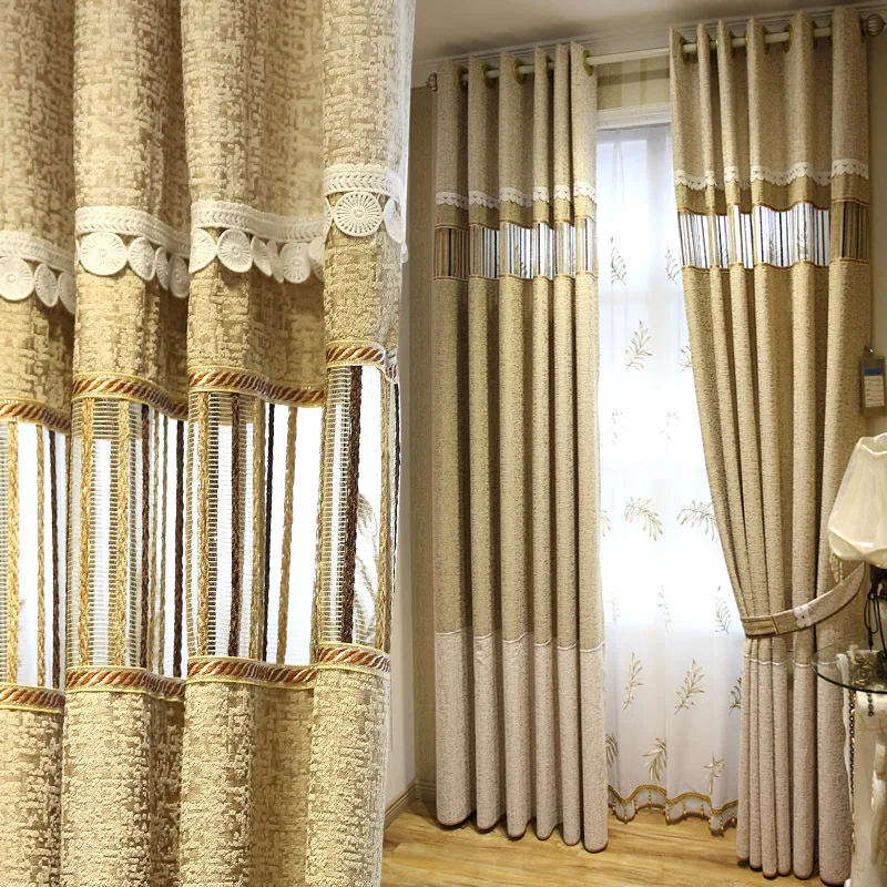 Современные полосатые фото оконные шторы для гостиной элегантные занавески