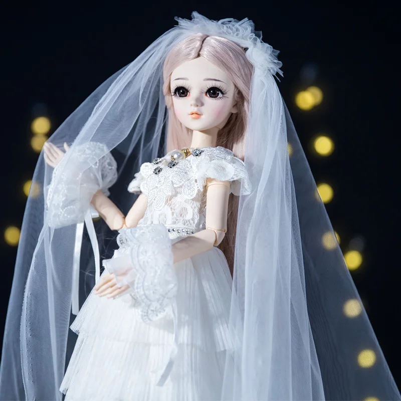 Принцесса Анна 1/3 60 см BJD SD кукла с платьем парики Shose Hat макияж Красивая мечта девочка кукла, игрушка Рождественский подарок кукла