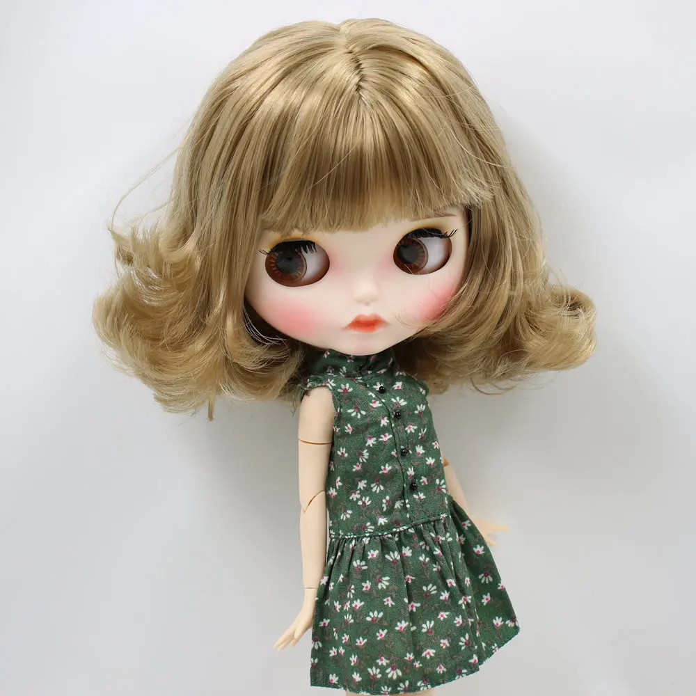 Кукла Blyth ICY DBS для No.BL3227 коричневые волосы резные губы матовое лицо с бровями