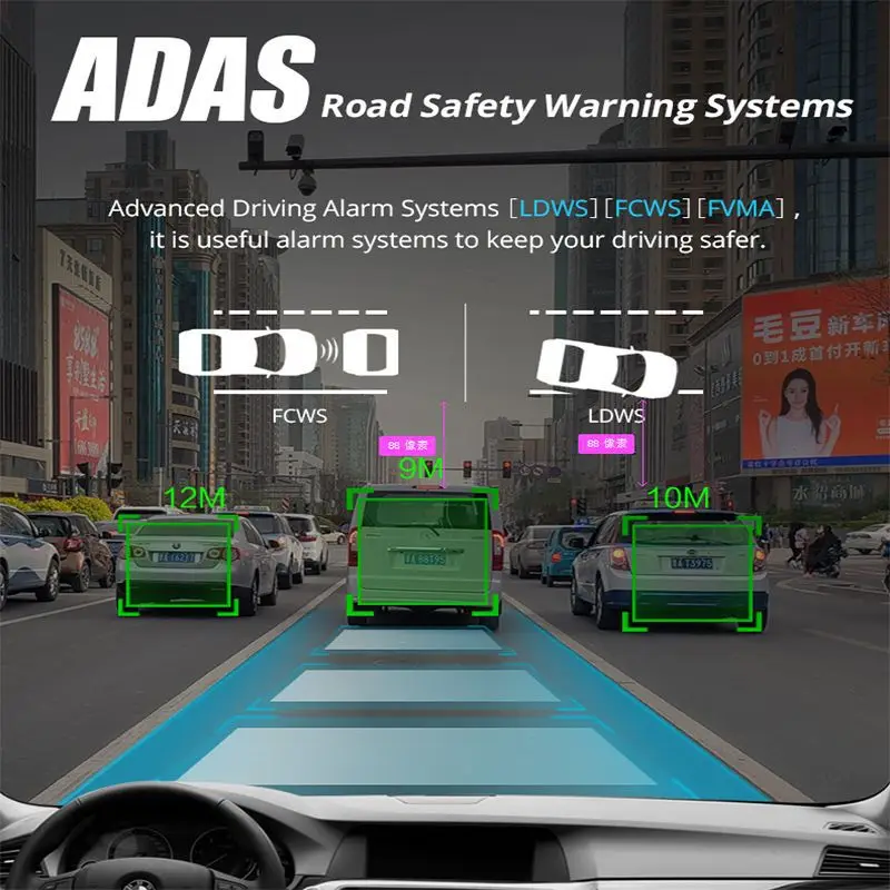 Автомобильный видеорегистратор с широким диапазоном USB сенсорным экраном и ЖК