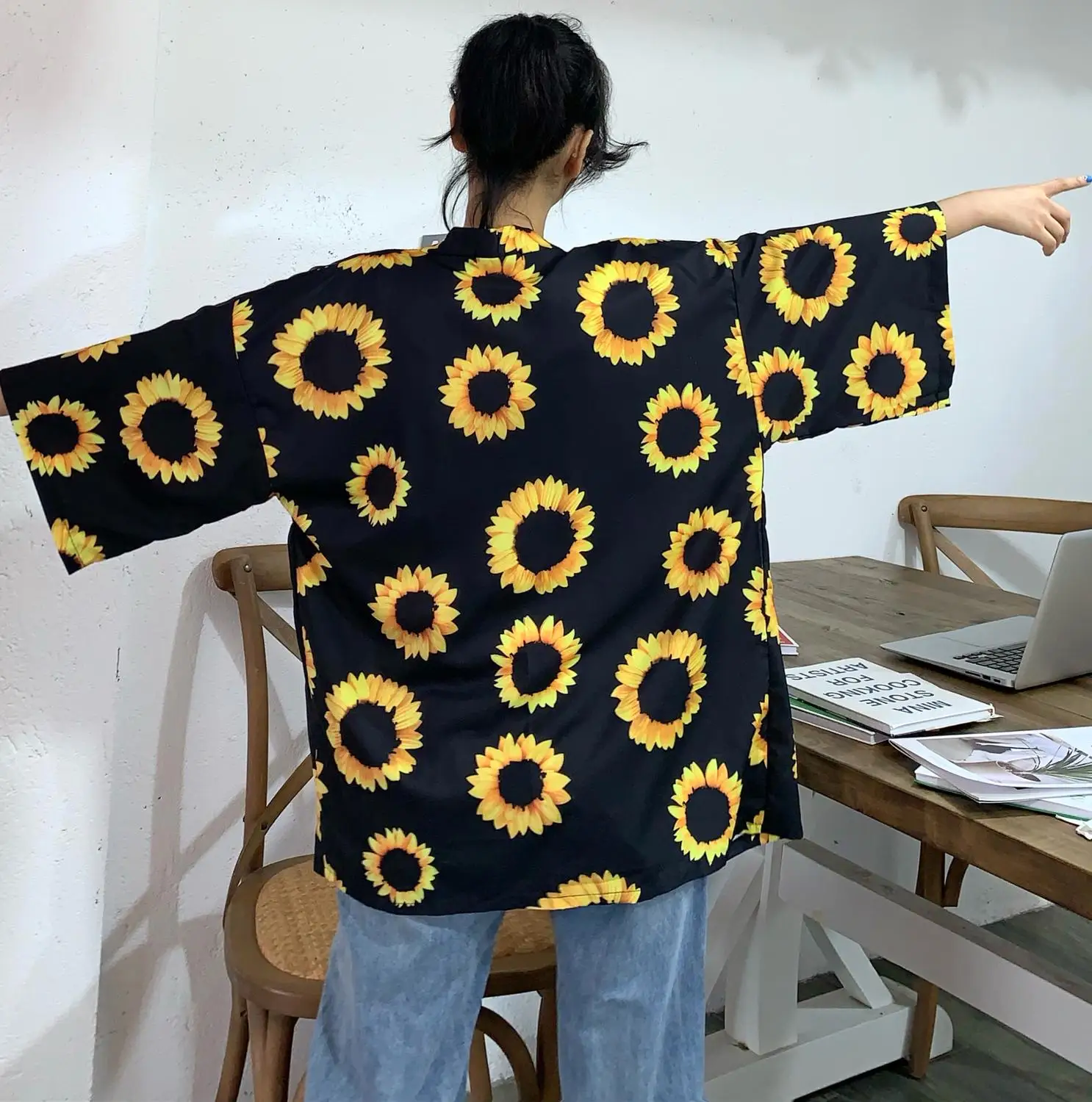 Традиционное японское кимоно кардиган obi yukata женские традиционные японские