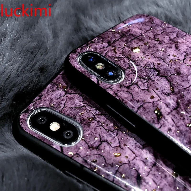 For Huawei P20 Pro Nova 3 3i Honor 10 Nova3 P Smart Plus Gold Bling Marble Case |