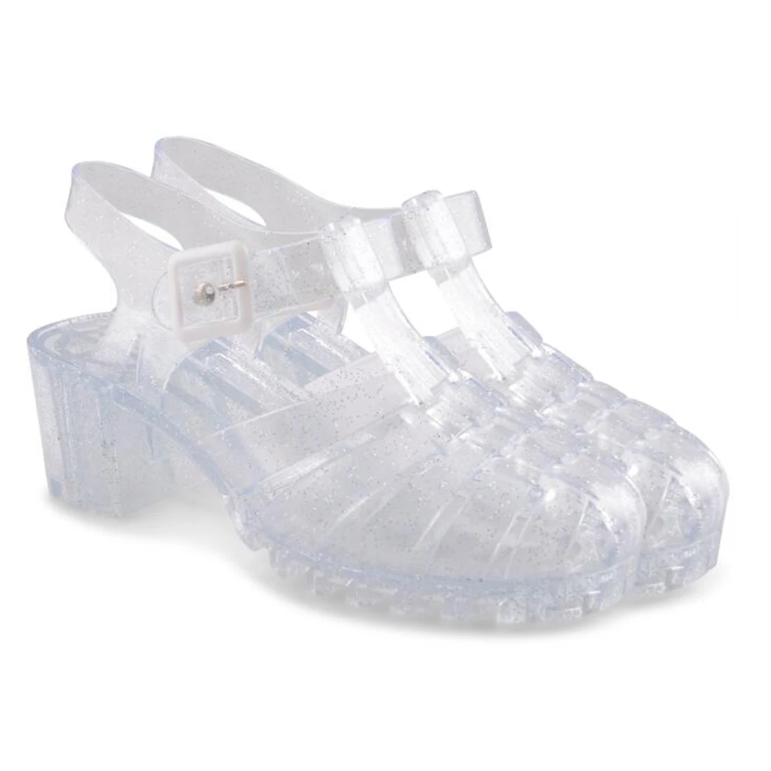 Хит продаж женские сандалии летние модные в стиле ретро прозрачные с кристаллами