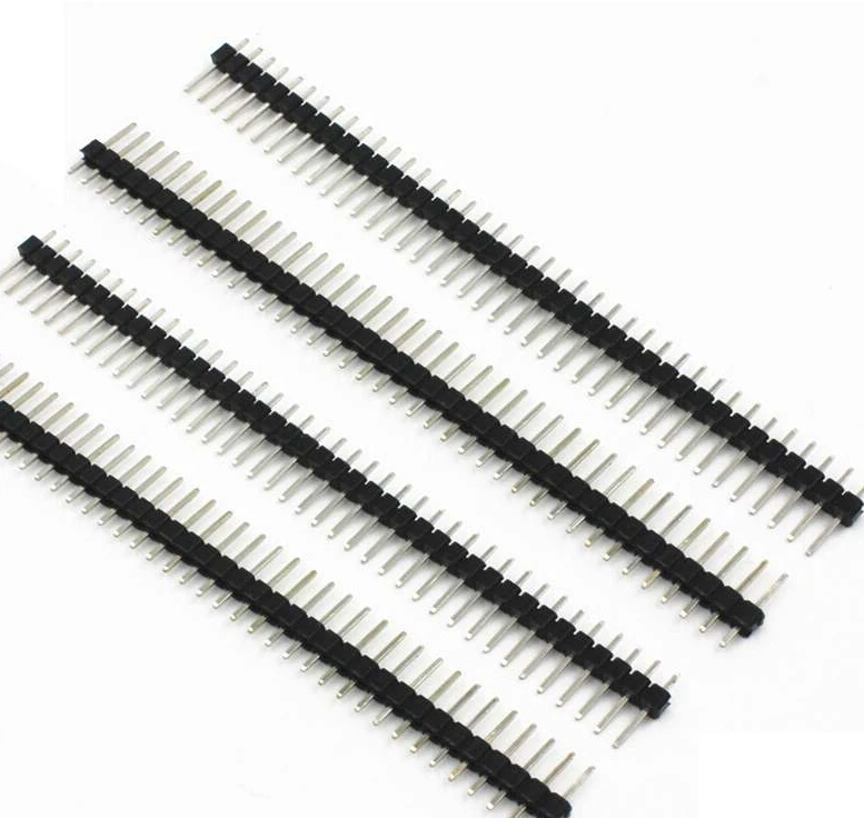 

100PCS 40Pin 2.54mm Copper Single Row Straight Male Pin Header Strip PBC Ardunio High quality