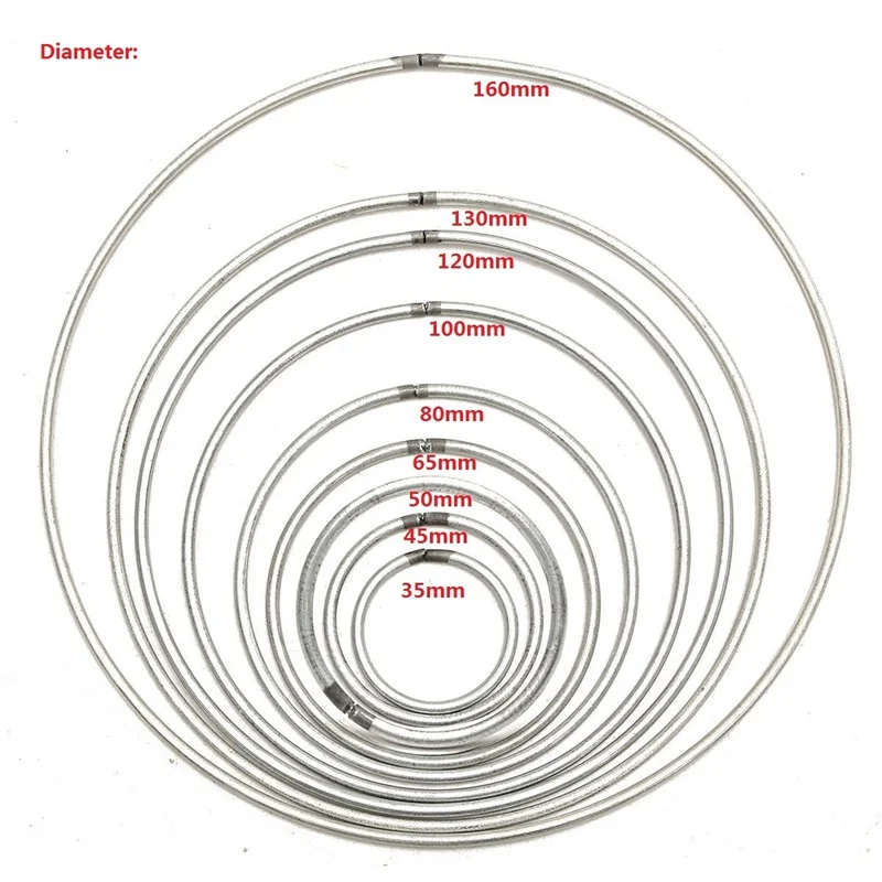 1 шт. металлические круглые кольца Ловец снов для ручного плетения Аксессуары