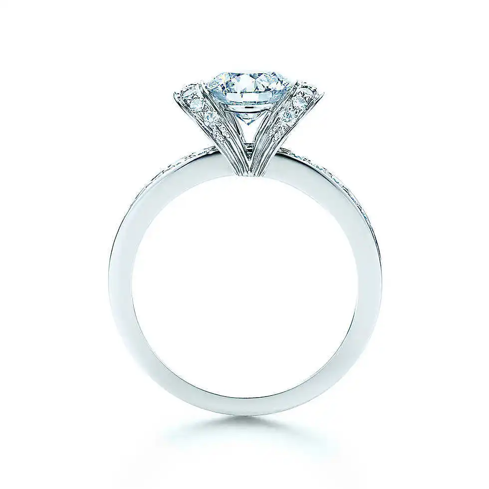 Marry Me Romantic 1Ct Round Cut Engagement Ring 925 Sterling Silver Covered with White Gold for Women | Украшения и аксессуары
