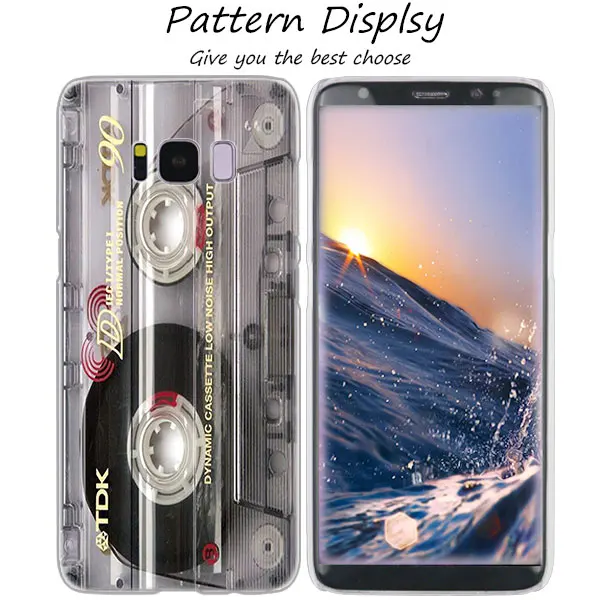 08 MLLSE классический старый кассета модный прозрачный чехол для samsung Galaxy S10 Lite S9 S8 Plus S7 S6 Edge S5 S4 Mini чехол - Цвет: 08