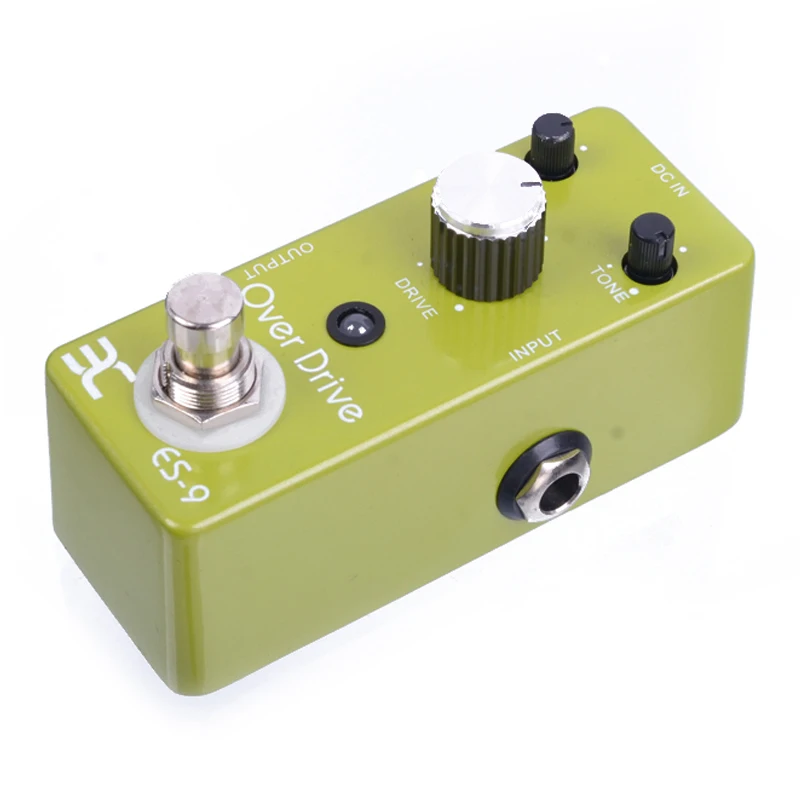 Eno музыка EX Micro ES-9 классический Over Drive гитарная педаль металлический корпус