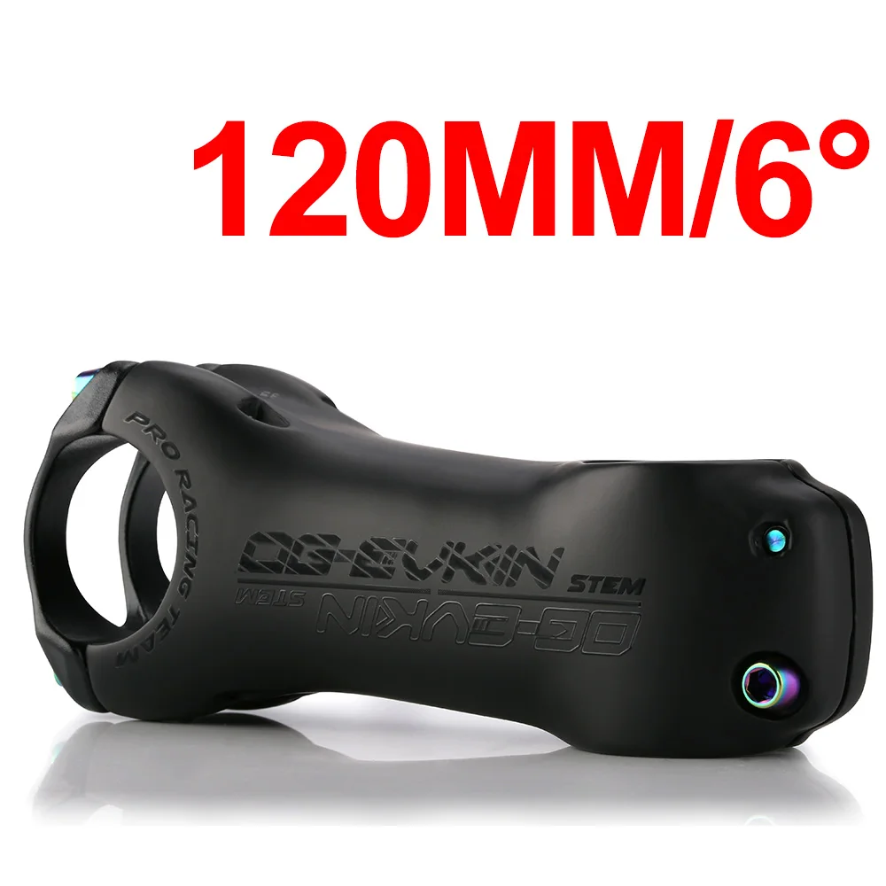120mm UD matte OG-EVKIN CG004 из углерода велосипед Stem UD матовый дорожный велосипед Углеродистые стебли 80 мм 90 мм 100 мм 110 мм 120 мм титановый сплав велосипедный стержень 28,6 мм - Цвет: 120mm UD matte