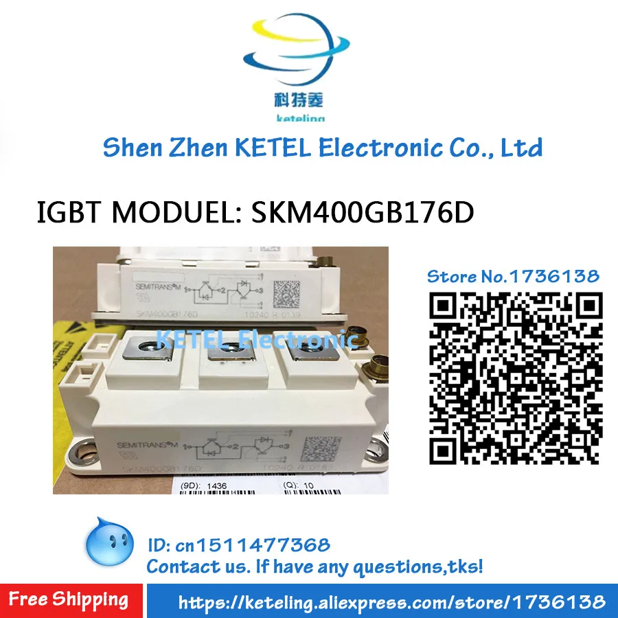 

SKM400GB123D / SKM400GB124D / SKM400GB125D / SKM400GB126D/ SKM400GB128D/ SKM400GB173D /SKM400GB176D / IGBT MODUEL