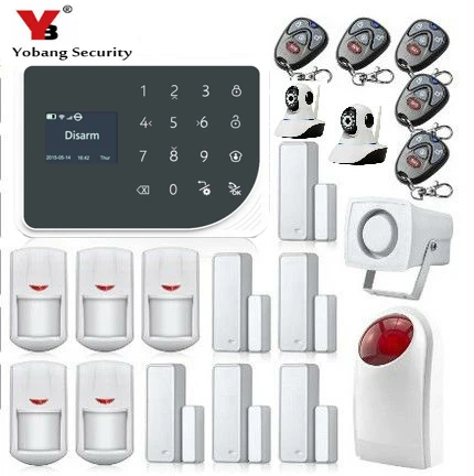 Yobang безопасности беспроводной Wi Fi GSM сигнализация системы Android ios приложение