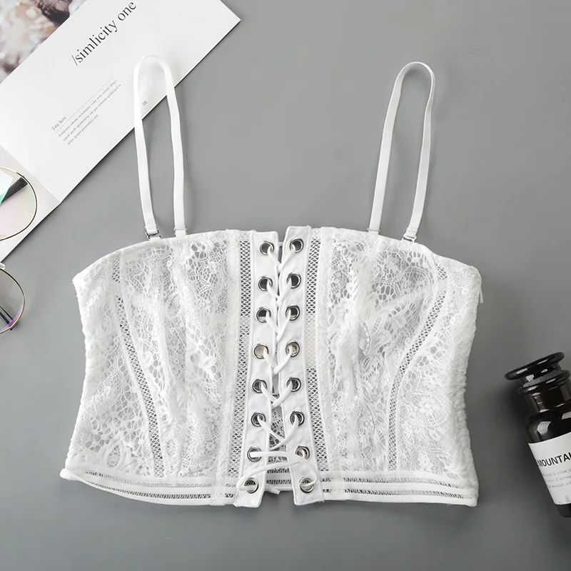 White Missomo, кружевные бюстгальтеры для женщин, хит, сексуальные, VS BH Bralet, Цветочный, Modis, пуш-ап, без косточек, размера плюс, мягкая чашка, бюстгальтер, нижнее белье, укороченный топ - Цвет: White