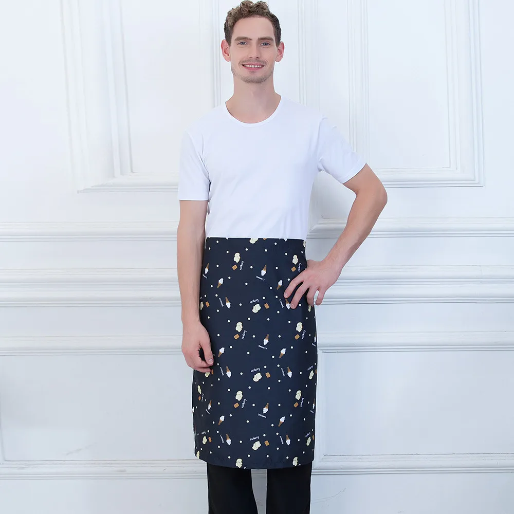 

Men Women Plaid Print Restaurant Catering Food Service Cafe Bakery Waiter Chef Kitchen Cooking Work Wear Uniform Half Aprons