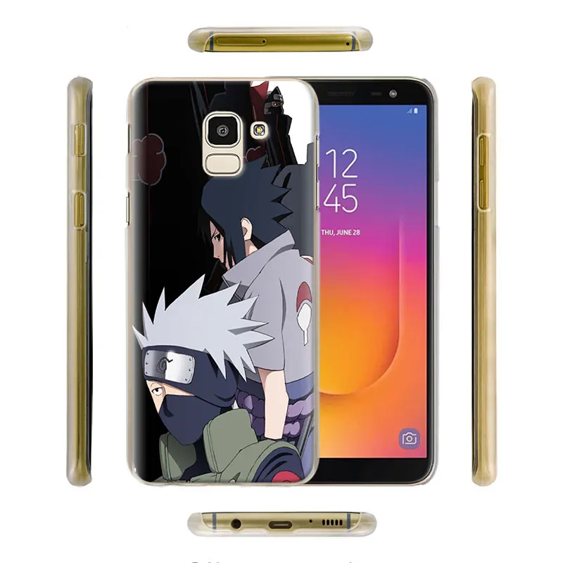 Аниме «Наруто» производства компании "Kakashi" чехол с рисунком из аниме для samsung Galaxy A30 A40 A50 A70 A6 A8 плюс A7 A9 M30 чехол для телефона Coque