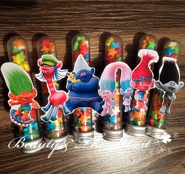 Пения с героями мультфильма тролли клипарт конфетная коробка подарочная