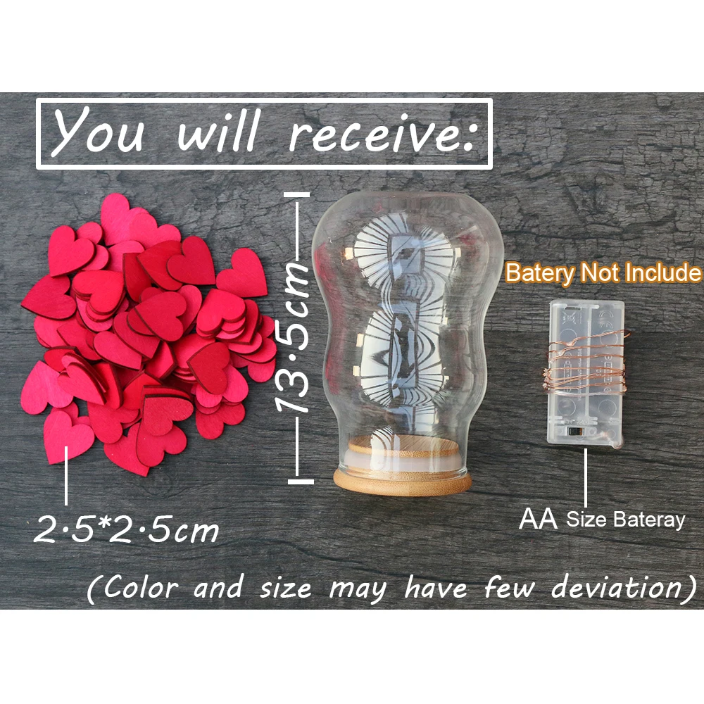 Сладкий Красочный Светодиодные Пожелания Бутылки Строки Свет Медной Проволоки