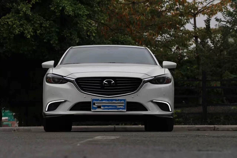 2 шт. Автомобильные светодиодные дневные ходовые огни для Mazda 6 Mazda6 Atenza 2016 2017