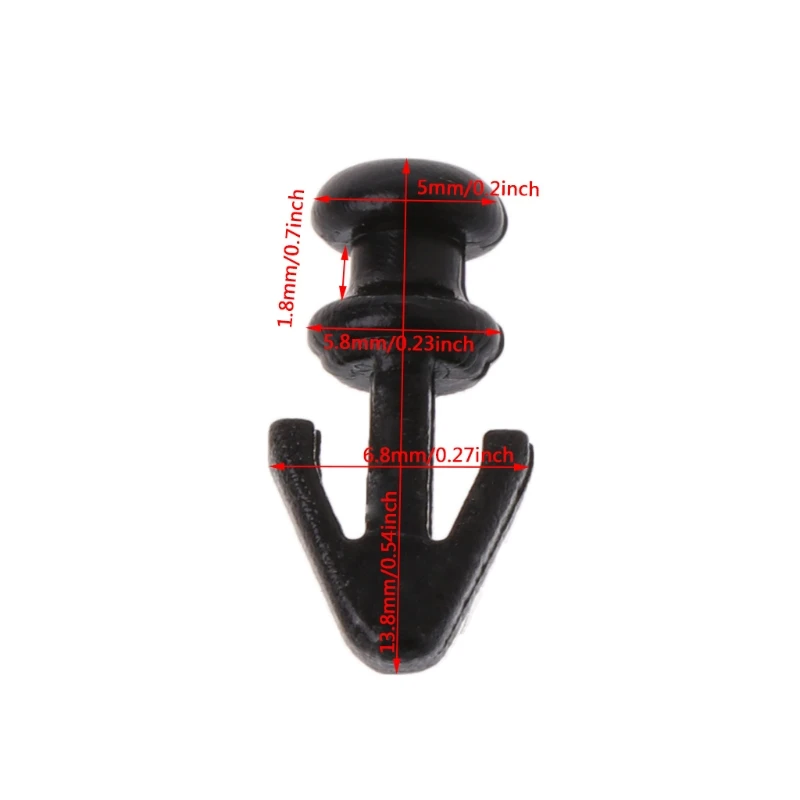 

10 Pcs Door Gasket Sill Sealing Trim Fastener Clip For Ford Mondeo MK2 MK3 MK4