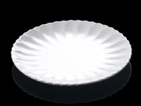 imitation porcelain dinnerware dinner plate round lotus leaf dish hot pot restaurant hotel a5 melamine dish melamine tableware