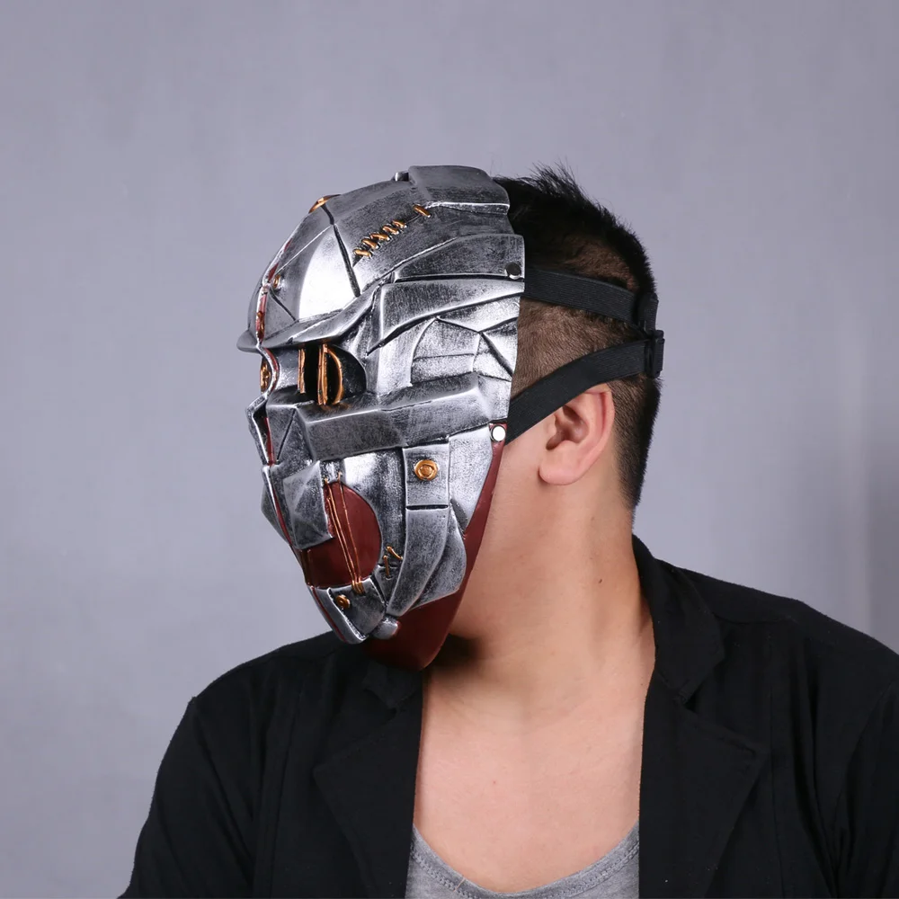 Cos Горячая игра шлем Dishonored носимые маски косплей маска Корво аттано жесткие смолы Хэллоуин Вечерние