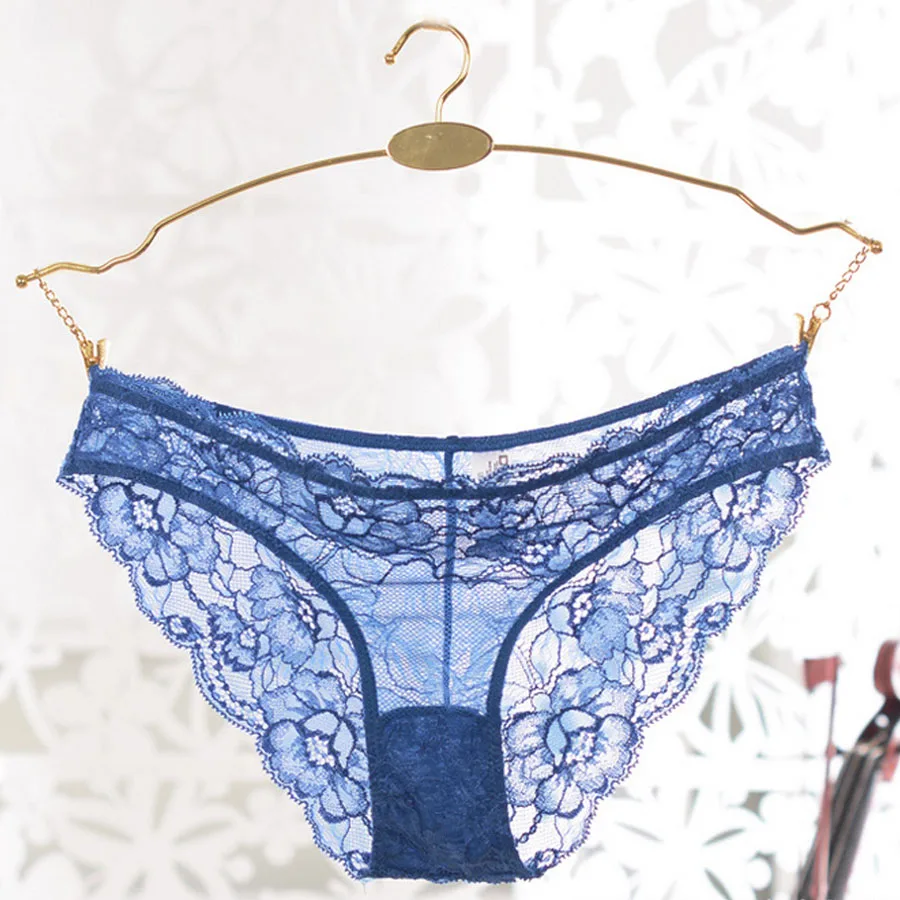 Нижнее белье женское прозрачные бесшовные кружевные трусы большого размера |